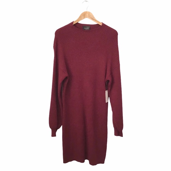 Anthropologie M Alder Mock Neck Sweater Dress NWT - Picture 2 of 9